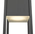 Z-Lite Barwick 1 Light Outdoor Pier Mounted Fixture in Black Finish Model: 585PHBR-533PM-BK-LED