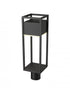 Z-Lite Barwick 1 Light Outdoor Post Mount Fixture in Black Finish Model: 585PHMR-BK-LED