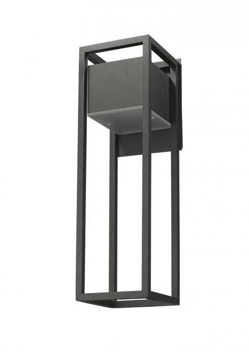 Z-Lite Barwick 1 Light Outdoor Wall Light in Black Finish Model: 585B-BK-LED