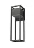 Z-Lite Barwick 1 Light Outdoor Wall Light in Black Finish Model: 585B-BK-LED