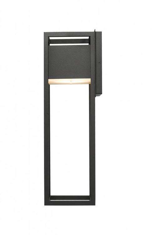 Z-Lite Barwick 1 Light Outdoor Wall Light in Black Finish Model: 585B-BK-LED