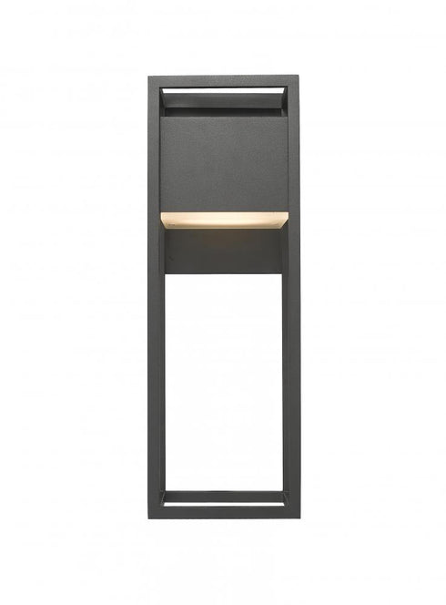 Z-Lite Barwick 1 Light Outdoor Wall Light in Black Finish Model: 585M-BK-LED