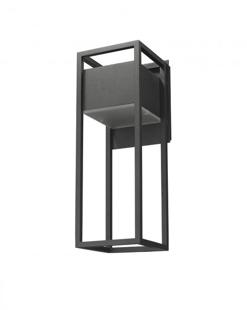 Z-Lite Barwick 1 Light Outdoor Wall Light in Black Finish Model: 585M-BK-LED