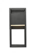 Z-Lite Barwick 1 Light Outdoor Wall Light in Black Finish Model: 585S-BK-LED