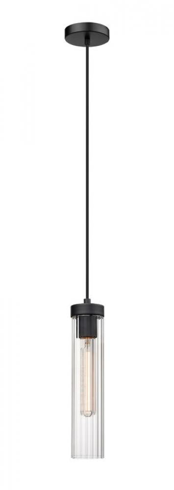 Z-Lite Beau 1 Light Pendant in Brushed Nickel Finish Model: 740P-BN