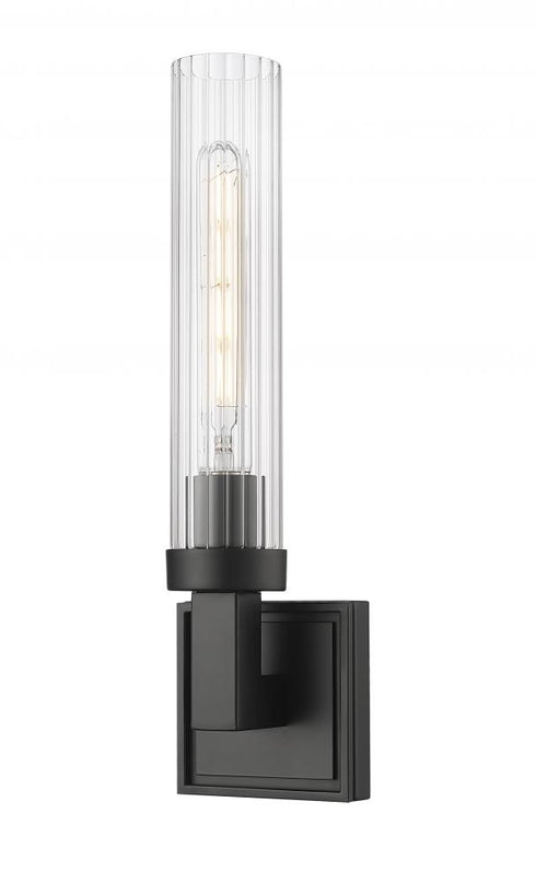 Z-Lite Beau 1 Light Wall Sconce in Brushed Nickel Finish Model: 740-1S-BN
