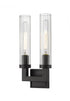 Z-Lite Beau 2 Light Wall Sconce in Bronze Finish Model: 3031-2S-BRZ