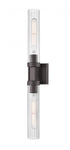 Z-Lite Beau 2 Light Wall Sconce in Brushed Nickel Finish Model: 740-2W-BN