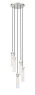 Z-Lite Beau 5 Light Chandelier in Brushed Nickel Finish Model: 740P-5R-BN