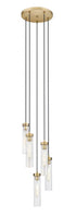 Z-Lite Beau 5 Light Chandelier in Brushed Nickel Finish Model: 740P-5R-BN