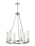Z-Lite Beau 6 Light Chandelier in Bronze Finish Model: 3031-6BRZ