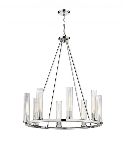 Z-Lite Beau 8 Light Chandelier in Bronze Finish Model: 3031-8BRZ