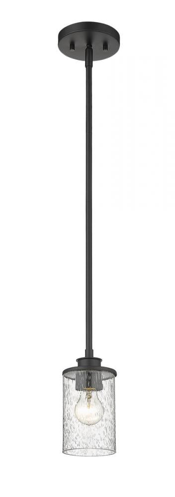 Z-Lite Beckett 1 Light Pendant in Brushed Nickel Finish Model: 492MP-BN