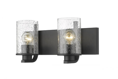 Z-Lite Beckett 2 Light Vanity in Brushed Nickel Finish Model: 492-2V-BN