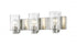 Z-Lite Beckett 3 Light Vanity in Brushed Nickel Finish Model: 492-3V-BN