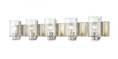 Z-Lite Beckett 5 Light Vanity in Brushed Nickel Finish Model: 492-5V-BN