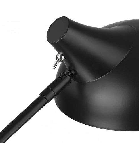 Z-Lite Bellamy 1 Light Floor Lamp in Matte Black Finish Model: 1942FL-MB