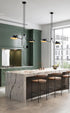 Z-Lite Bellamy 2 Light Linear Chandelier in Matte Black Finish Model: 1942-2L-MB