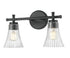 Z-Lite Belle 2 Light Vanity in Brushed Nickel Finish Model: 7519-2V-BN