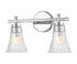 Z-Lite Belle 2 Light Vanity in Brushed Nickel Finish Model: 7519-2V-BN