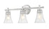 Z-Lite Belle 3 Light Vanity in Brushed Nickel Finish Model: 7519-3V-BN
