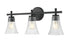 Z-Lite Belle 3 Light Vanity in Brushed Nickel Finish Model: 7519-3V-BN