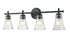 Z-Lite Belle 4 Light Vanity in Brushed Nickel Finish Model: 7519-4V-BN
