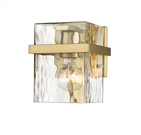 Z-Lite Bennington 1 Light Wall Sconce in Brushed Nickel Finish Model: 1938-1S-BN
