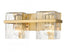 Z-Lite Bennington 2 Light Vanity in Brushed Nickel Finish Model: 1938-2V-BN