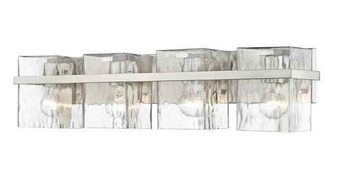 Z-Lite Bennington 4 Light Vanity in Brushed Nickel Finish Model: 1938-4V-BN