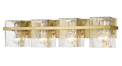 Z-Lite Bennington 4 Light Vanity in Brushed Nickel Finish Model: 1938-4V-BN