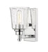 Z-Lite Bohin 1 Light Wall Sconce in Brushed Nickel Finish Model: 464-1S-BN
