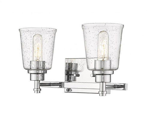 Z-Lite Bohin 2 Light Vanity in Brushed Nickel Finish Model: 464-2V-BN