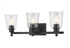 Z-Lite Bohin 3 Light Vanity in Brushed Nickel Finish Model: 464-3V-BN