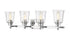 Z-Lite Bohin 4 Light Vanity in Brushed Nickel Finish Model: 464-4V-BN