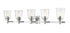 Z-Lite Bohin 5 Light Vanity in Brushed Nickel Finish Model: 464-5V-BN