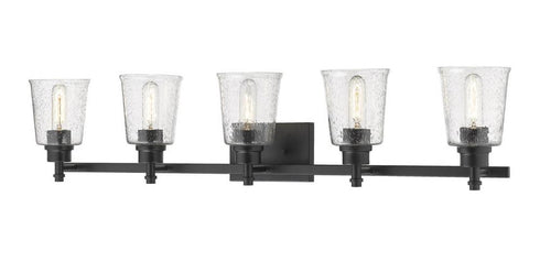 Z-Lite Bohin 5 Light Vanity in Brushed Nickel Finish Model: 464-5V-BN