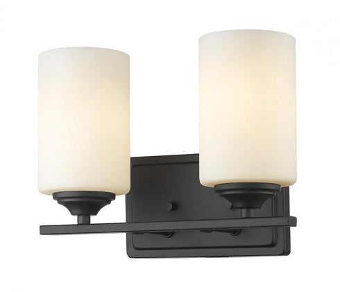 Z-Lite Bordeaux 2 Light Vanity in Brushed Nickel Finish Model: 435-2V-BN