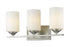 Z-Lite Bordeaux 3 Light Vanity in Brushed Nickel Finish Model: 435-3V-BN