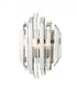 Z-Lite Bova 2 Light Wall Sconce in Polished Nickel Finish Model: 4006S-PN