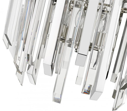 Z-Lite Bova 6 Light Chandelier in Polished Nickel Finish Model: 4006-9PN