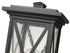 Z-Lite Brookside 1 Light Outdoor Post Mount Fixture in Black Finish Model: 583PHMR-BK