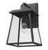Z-Lite Broughton 1 Light Outdoor Wall Light in Black Finish Model: 521S-BK