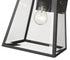 Z-Lite Broughton 1 Light Outdoor Wall Light in Black Finish Model: 521S-BK
