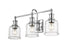 Z-Lite Bryant 3 Light Vanity in Matte Black Finish Model: 733-3V-MB