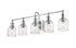 Z-Lite Bryant 5 Light Vanity in Matte Black Finish Model: 733-5V-MB
