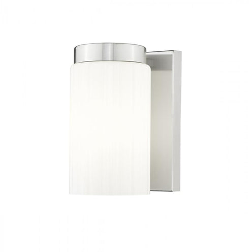 Z-Lite Burk 1 Light Wall Sconce in Brushed Nickel Finish Model: 746-1S-BN