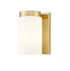 Z-Lite Burk 1 Light Wall Sconce in Brushed Nickel Finish Model: 746-1S-BN