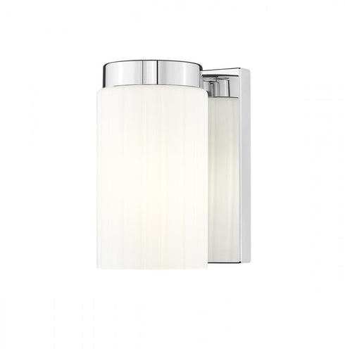Z-Lite Burk 1 Light Wall Sconce in Brushed Nickel Finish Model: 746-1S-BN
