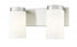 Z-Lite Burk 2 Light Vanity in Brushed Nickel Finish Model: 746-2V-BN